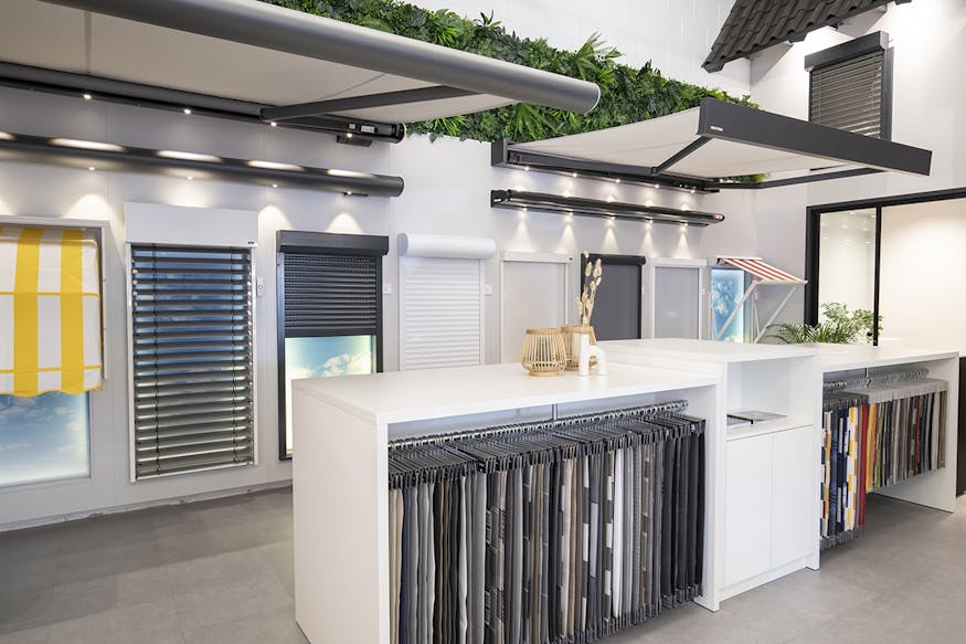 Zonwering Zwijndrecht - Showroom Barendrecht inhuis plaza