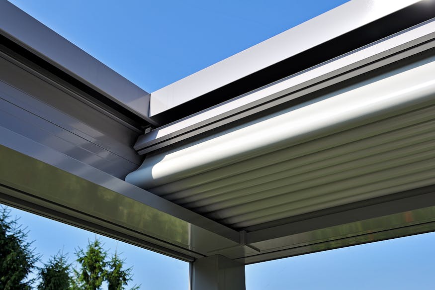 Horeca zonwering - overkapping met doekdak