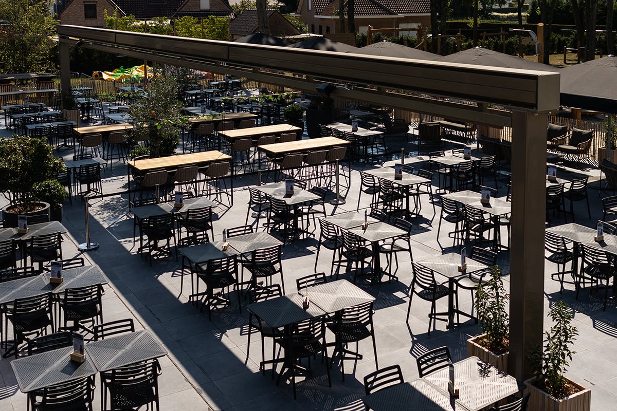 Horeca zonwering - vrijstaande zonwering (1)