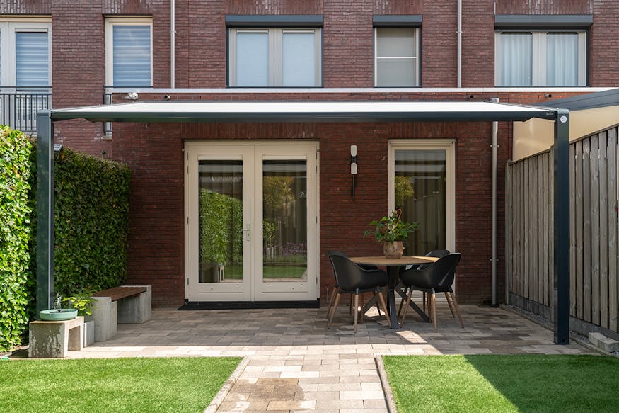 Zonnescherm op steunpalen - Tumba klanten