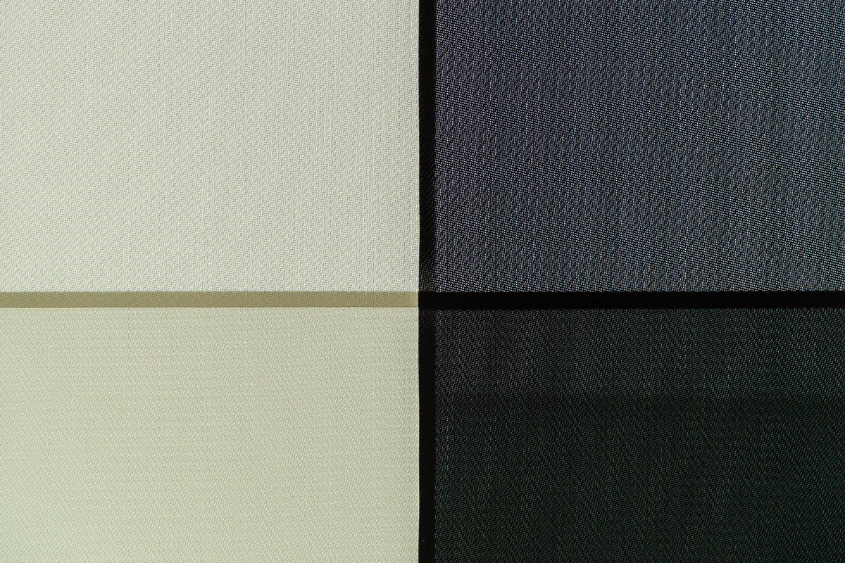 Transparantie verduisterende screens