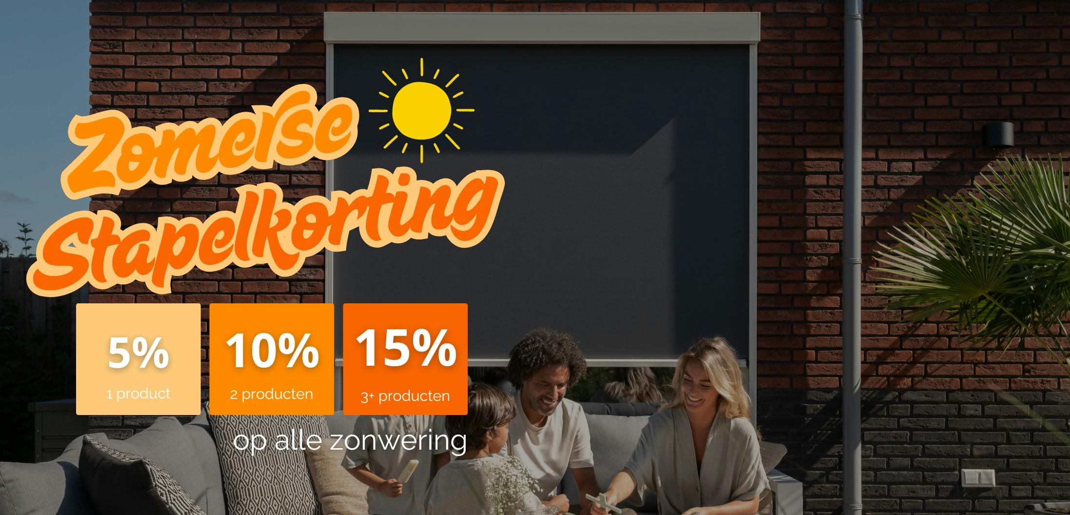 Zomerse stapelkorting inhuis