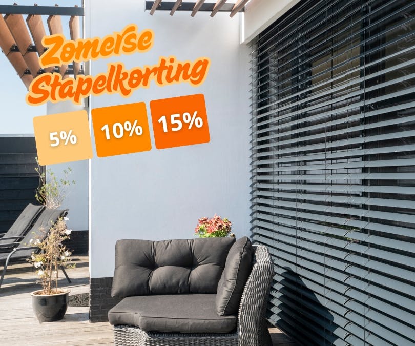 buitenjaloezieën stapel