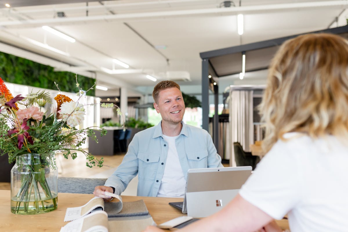 Advies showroom inhuis plaza