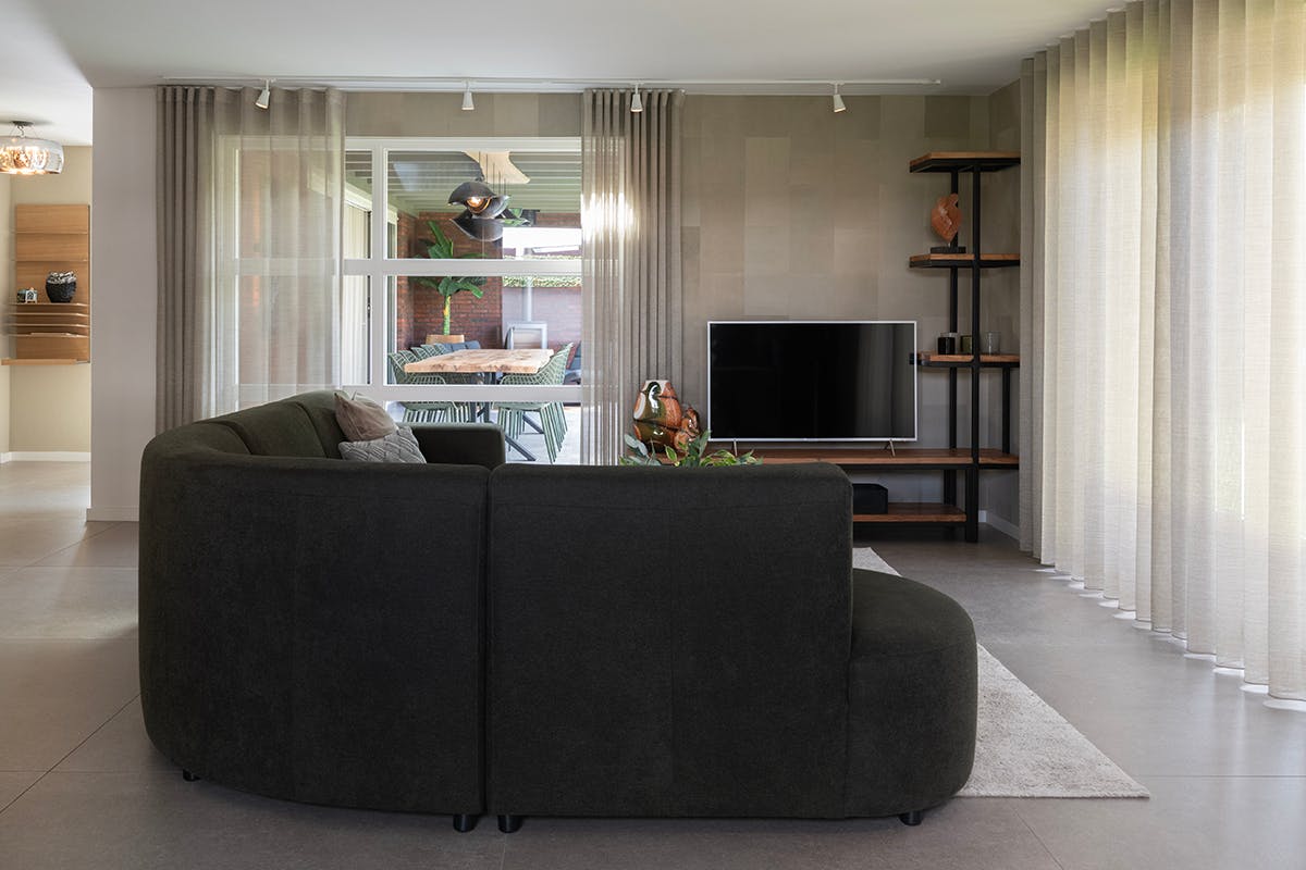 Gordijnen woonkamer bij inhuis plaza