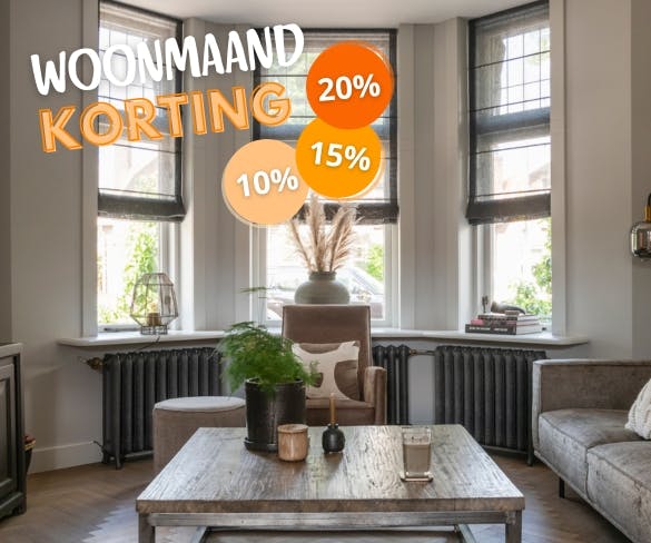 vouwgordijnen woonmaand