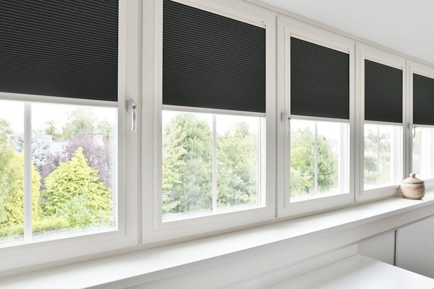 plisse gordijnen zonder boren