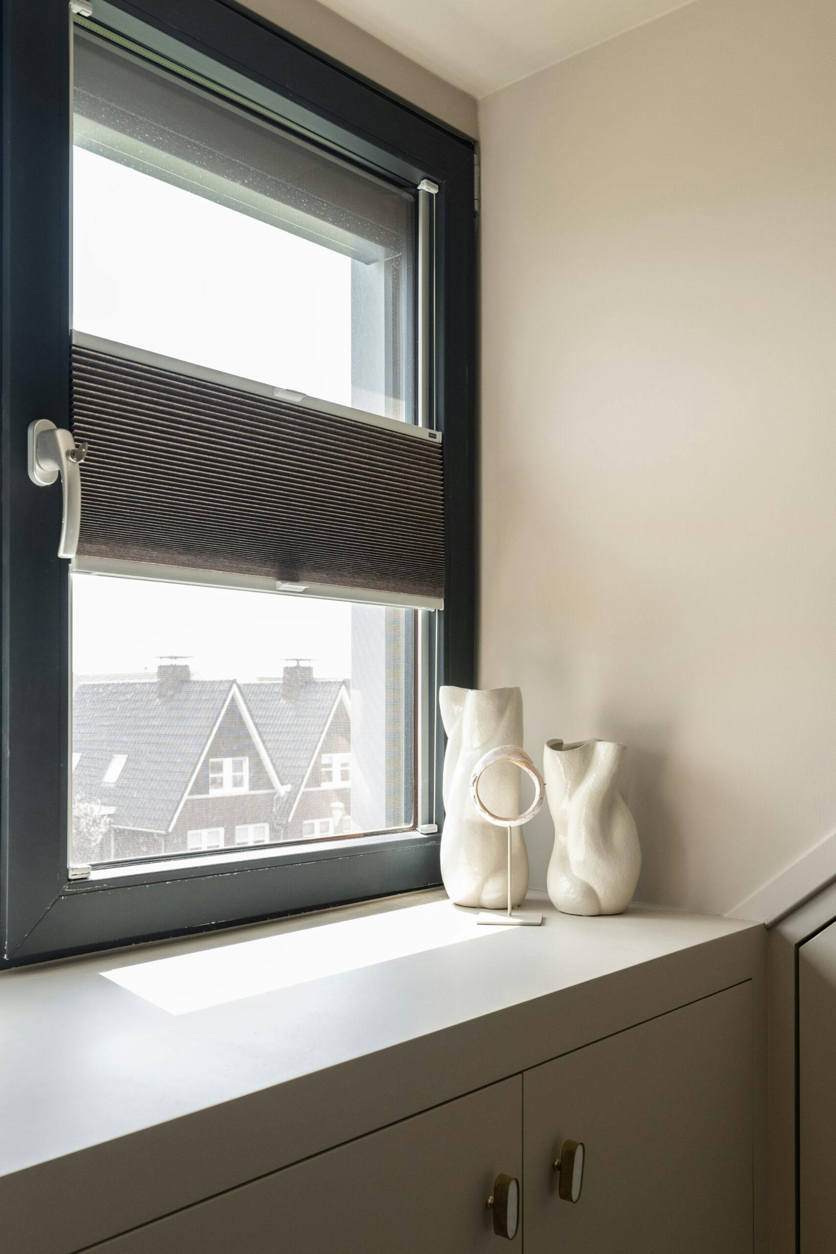 plisse gordijnen draai kiepraam