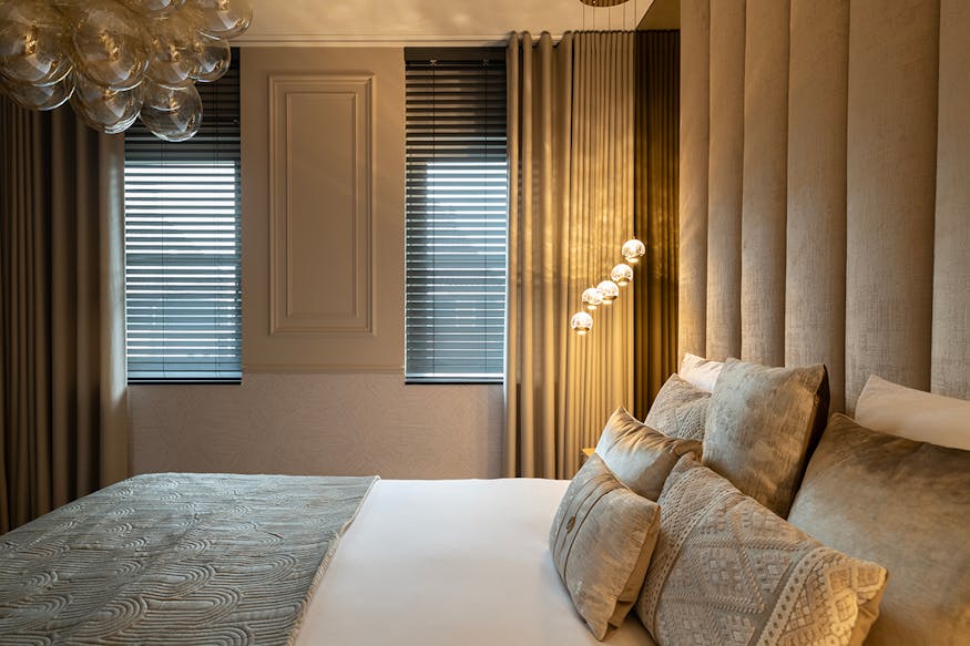 Overgordijnen slaapkamer inhuis plaza