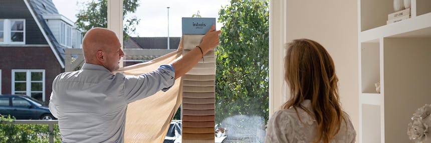 Welkle kleur gordijnen inhuis plaza