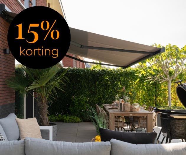 zonneschermen 15% bf