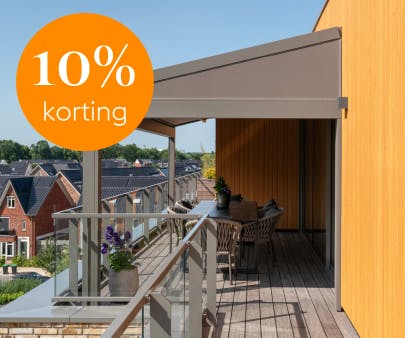 pergola zonwering 10%
