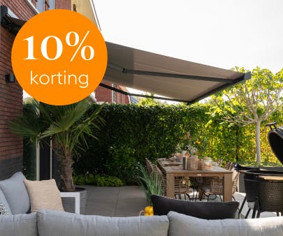zonneschermen 10%