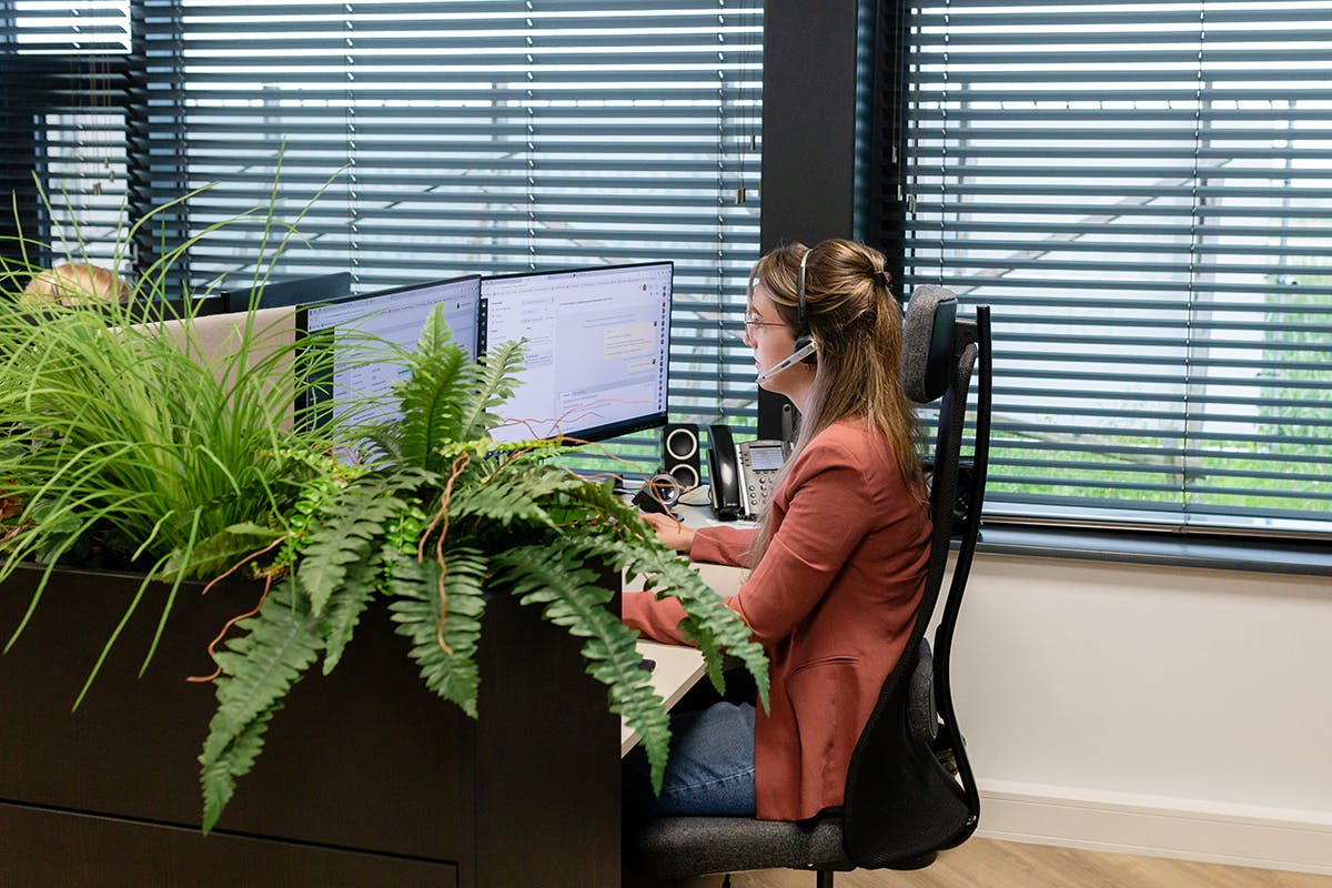 Klantenservice medewerker inhuis plaza