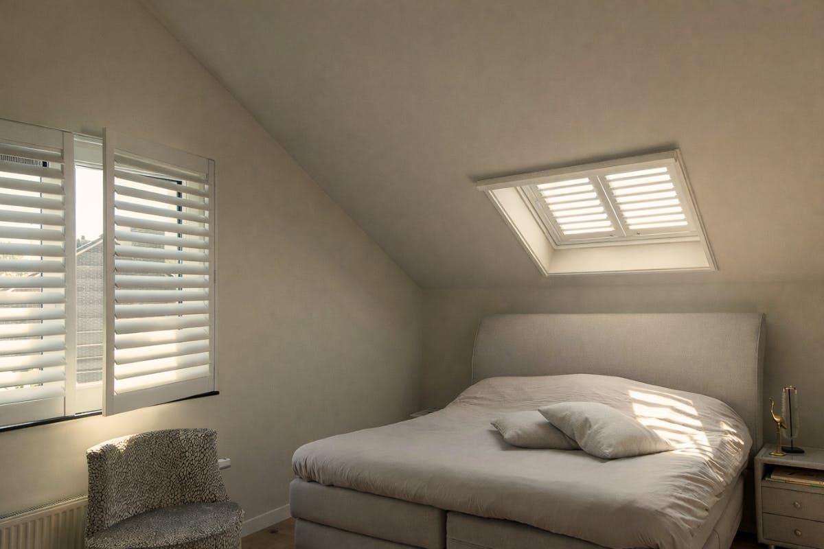 inhuis shutters slaapkamer