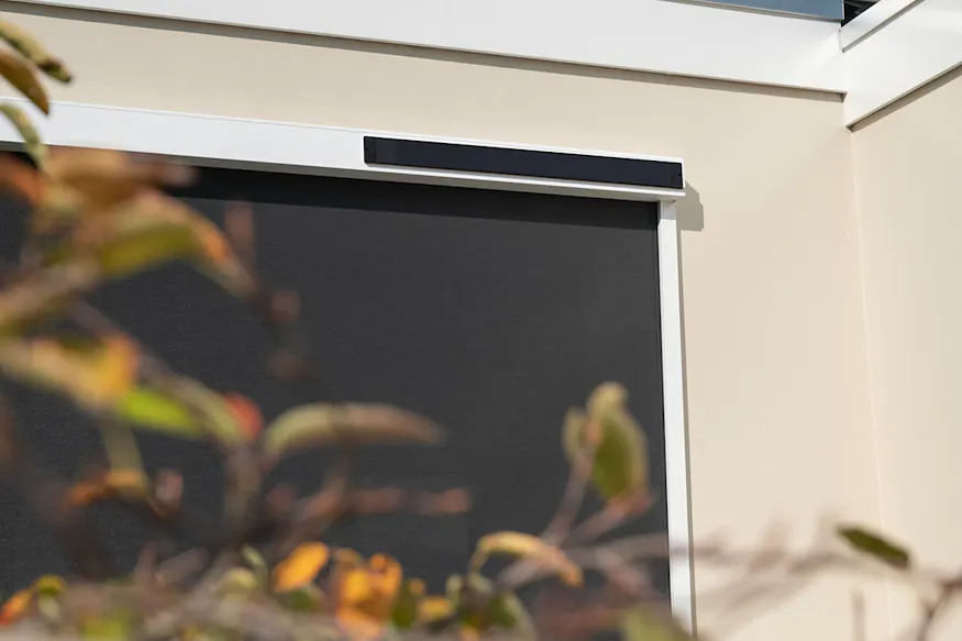 Solar zonwering bij inhuis plaza