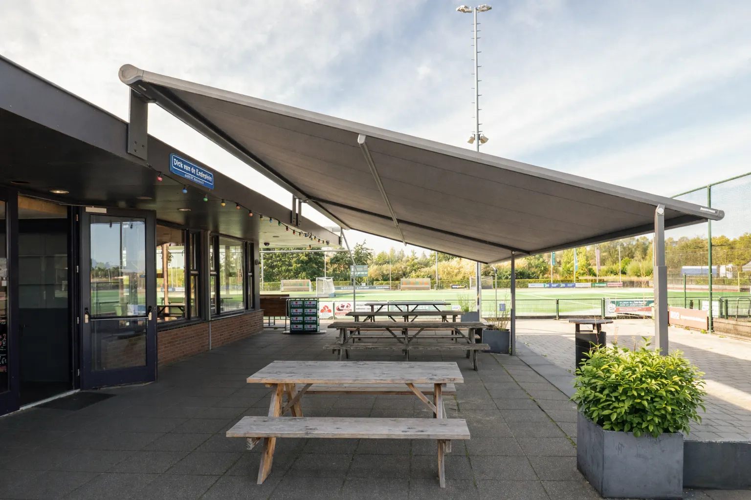 pergola zonwering horeca