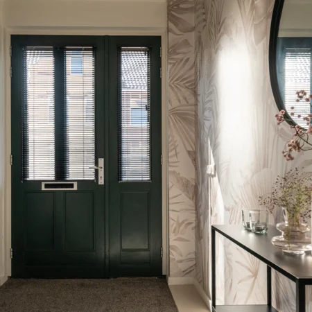5x raamdecoratie voordeur