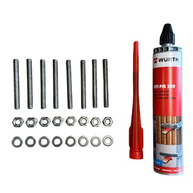 Chemische montageset 