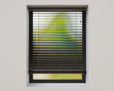 Houten jaloezie 25mm | inhuis
