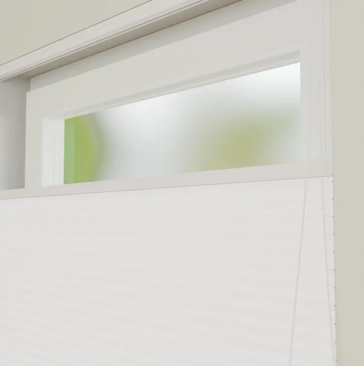 Plissé Max pure white | inhuis