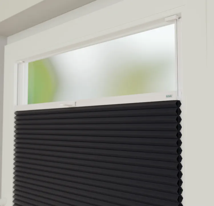 Plissé Plakstrip midnight black | inhuis