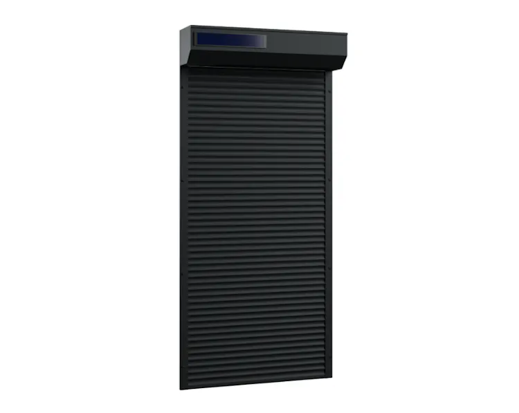 Solar rolluik zwart | inhuis